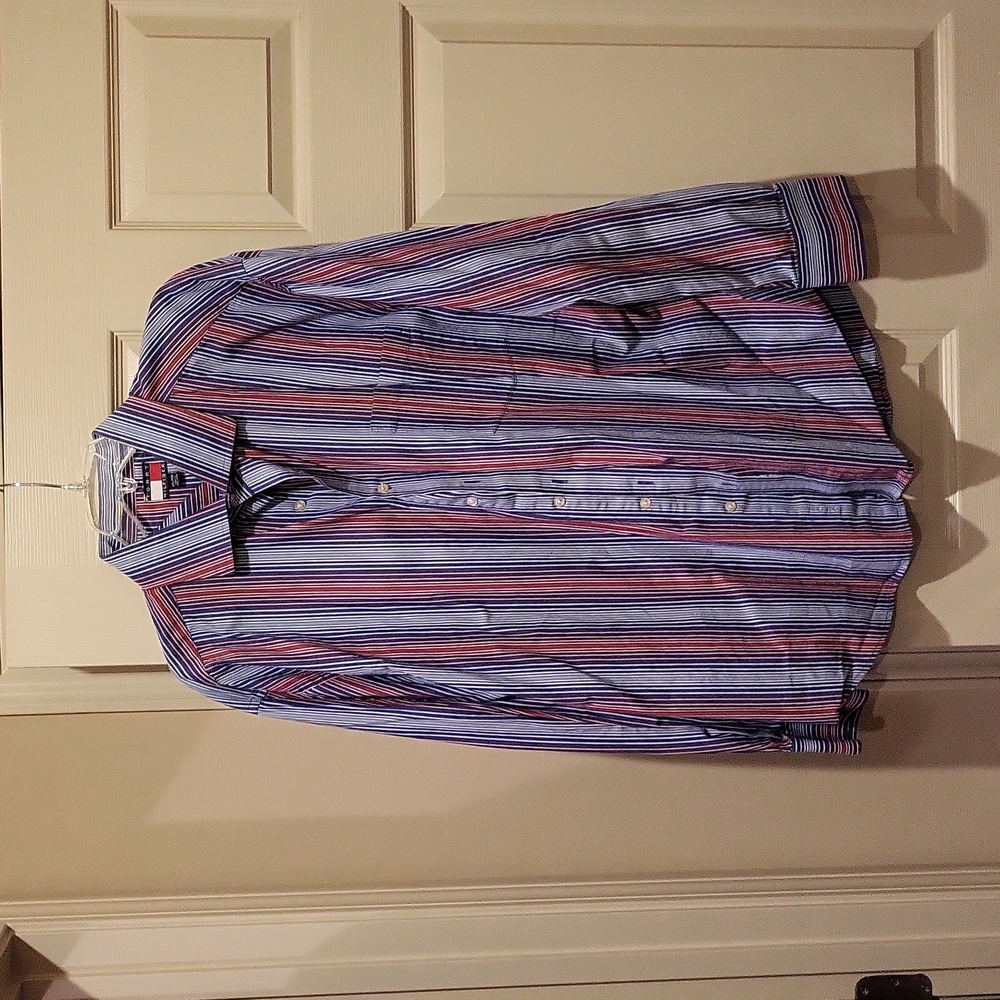 Tommy Hilfiger, XXL, men's long sleeve shirt